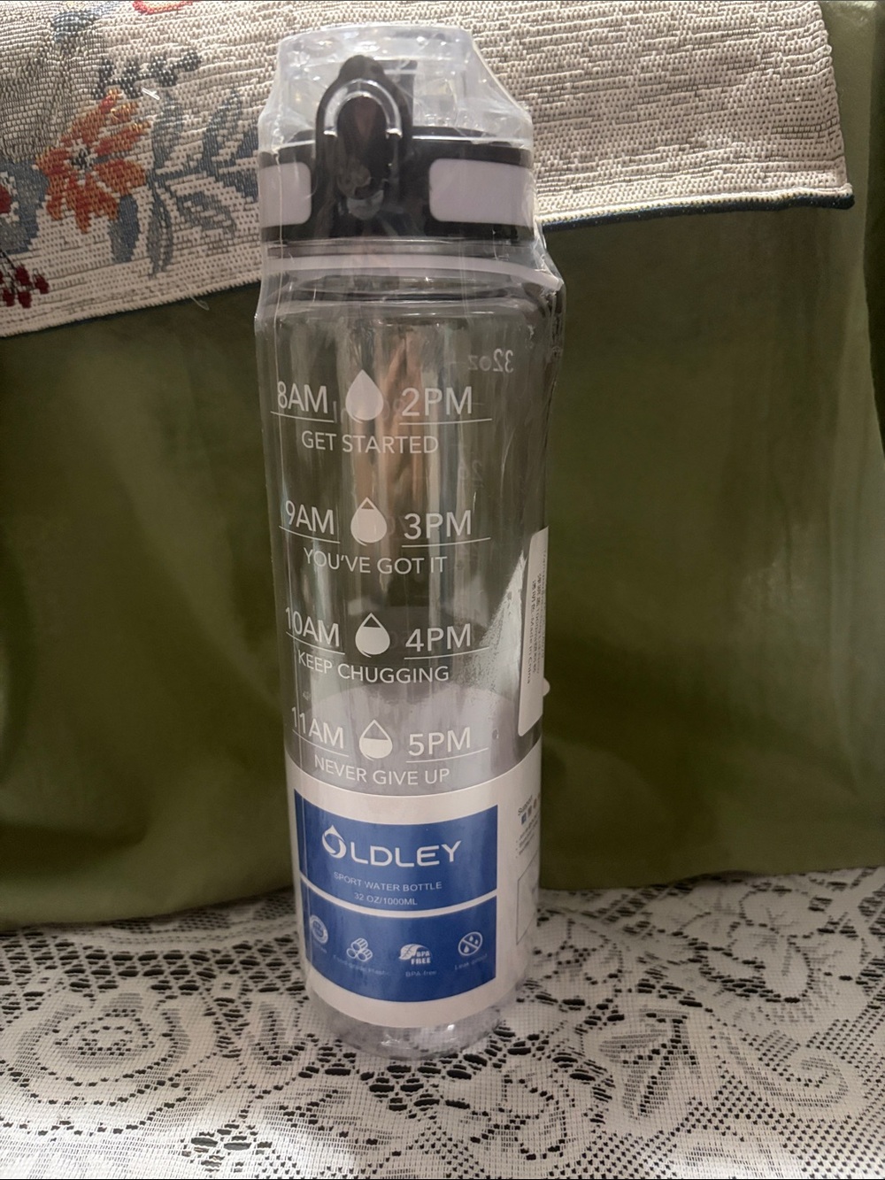 Clear Sport Water Bottle - Transparent